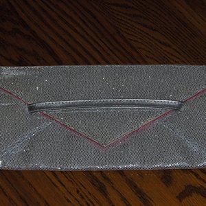 Victoria's Secret Clutch Bag Silver Sparkle BOTTOM DOLLAR SALE!!!!